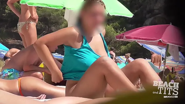 Varmt Teen Topless Beach Nude HD V frisk rør