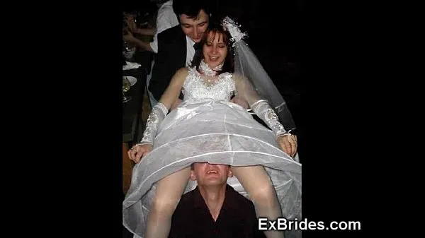Forró Exhibitionist Brides friss cső