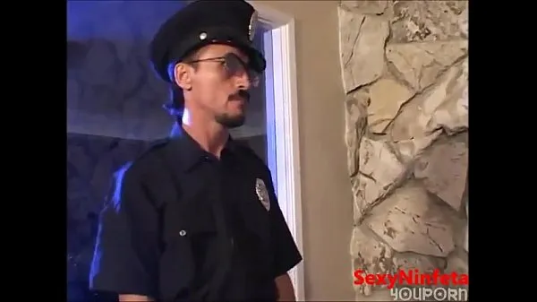 Hot Cop gives teenage girl his big stick fresh Tube