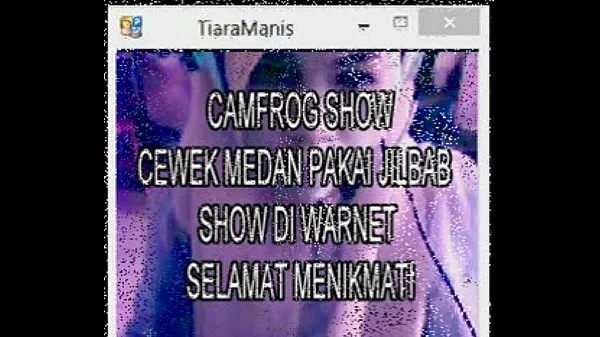 뜨거운 Camfrog Indonesia Jilbab TiaraManis Warnet 1 신선한 튜브