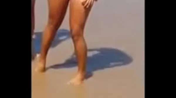 Ζεστό Filming Hot Dental Floss On The Beach - Pussy Soup - Amateur Videos φρέσκο ​​σωλήνα