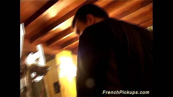 Ống nóng french teen picked up for first anal tươi