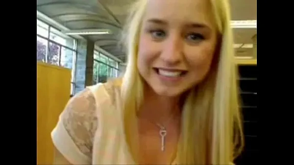 ร้อนแรง Blond girl squirts in public school - more videos of her on หลอดสด