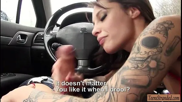 热的 Sexy tattooed latina Nikita Belucci gets fucked in the car 新鲜的管