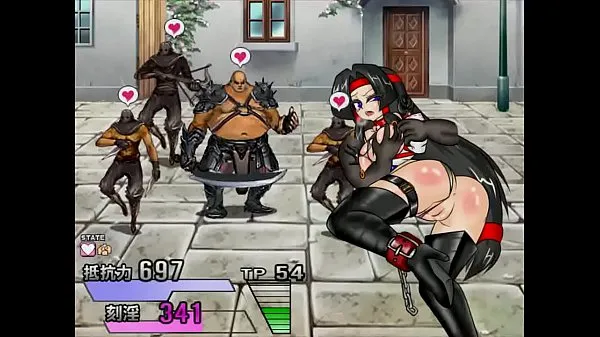Vroča Shinobi Fight hentai game sveža cev