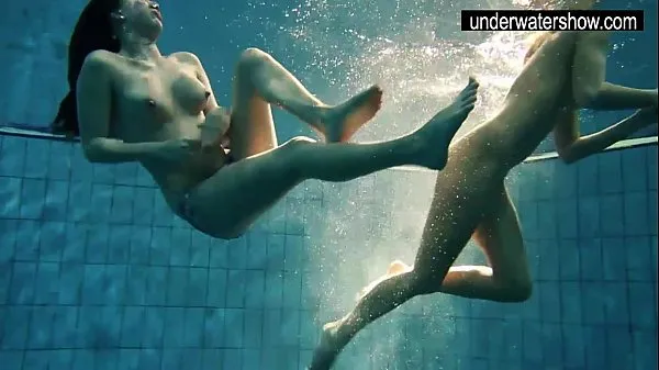 Hot Two sexy amateurs showing their bodies off under water fresh Tube