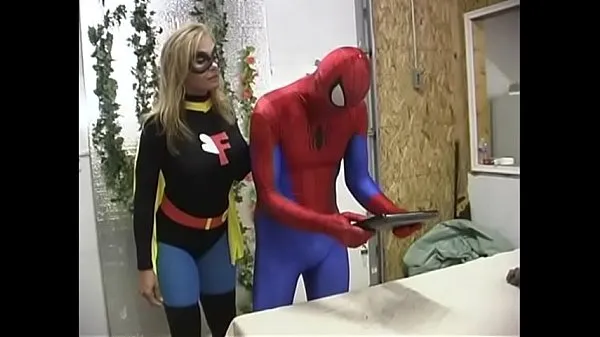 Hot Spiderman and Flygirl fresh Tube