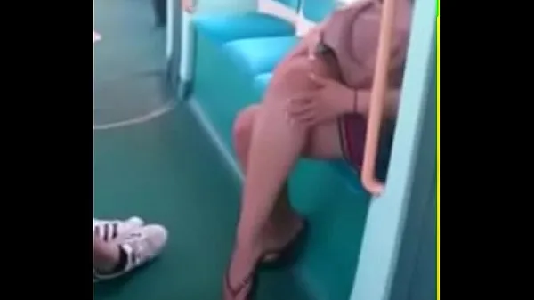 Candid Feet in Flip Flops Legs Face on Train Free Porn b8 Tiub segar panas