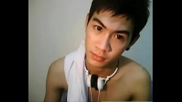 Kuuma Thai Boy Webcam Cum tuore putki