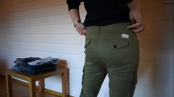 Chaud Trying on tight jeans Tube frais
