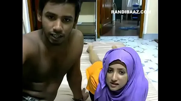 Vroča muslim indian couple Riyazeth n Rizna private Show 3 sveža cev