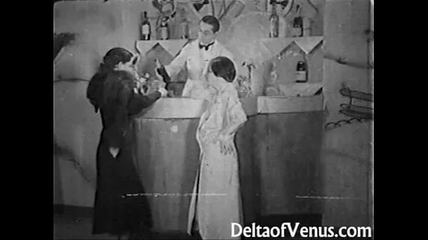 Gorąca Authentic Vintage Porn 1930s - FFM Threesome świeża tuba