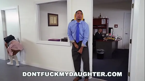 DON'T FUCK MY step DAUGHTER - Bring step Daughter to Work Day ith Victoria Valencia أنبوب جديد ساخن