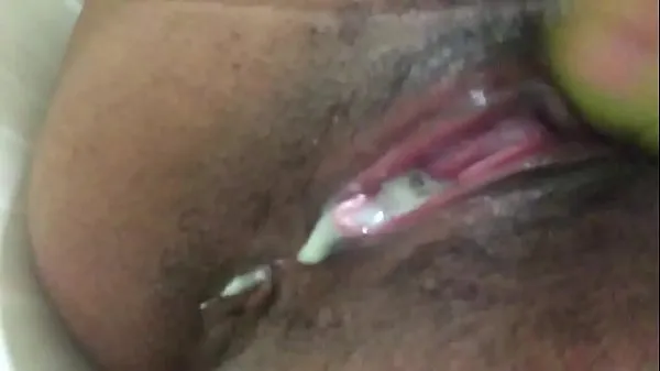 Tabung segar gaping pussy squirts panas