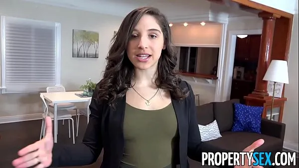 PropertySex - College student fucks hot ass real estate agent أنبوب جديد ساخن