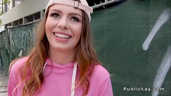Hot Teen with cap gets facial in public fresh Tube
