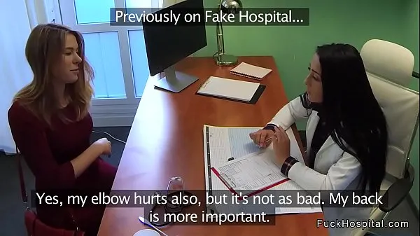 Forró Doctor catches nurse and blonde babe and then they having threesome friss cső