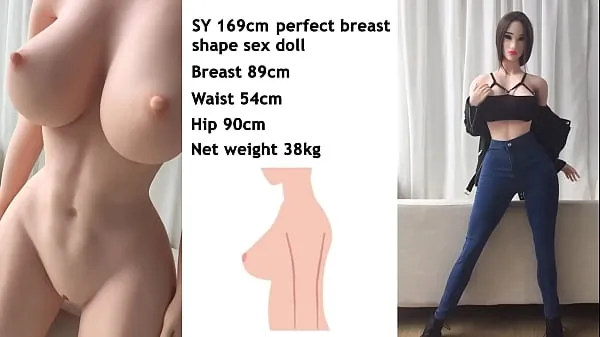 Varmt SY perfect breast shape sex doll frisk rør