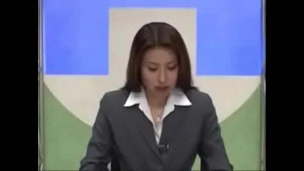 Kuuma Japanese newsreader bukkake tuore putki