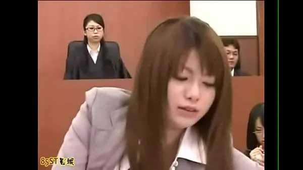 Forró Invisible man in asian courtroom - Title Please friss cső