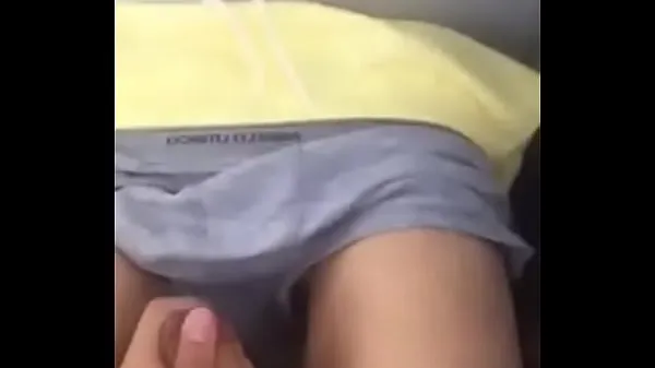 Hot Jerking off on the bus (no cumshot fresh Tube