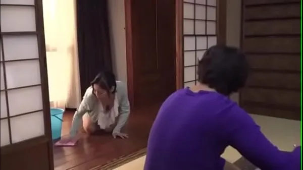 Vroča japanese family sveža cev
