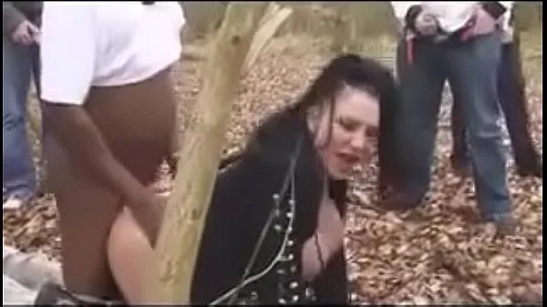Sıcak Girl with big tits we met on goes dogging in the woods taze Tüp