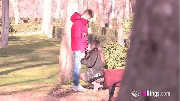 Forró Lucia Nieto is back in FAKings to suck stranger's dicks right in the public park friss cső