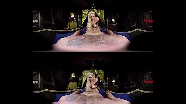 Caliente Busty Blonde Explosive Forbidden Bondage in VR tubo fresco