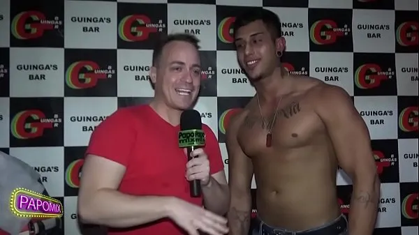 熱いGuingas Bar stripper with Bruno Andrade新鮮なチューブ