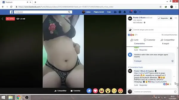 ร้อนแรง Mexican showing off on facebook หลอดสด