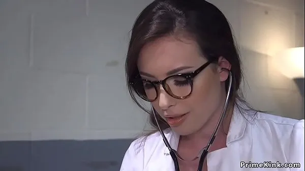 Hot Bad cop straps doctor and fucks her fresh Tube