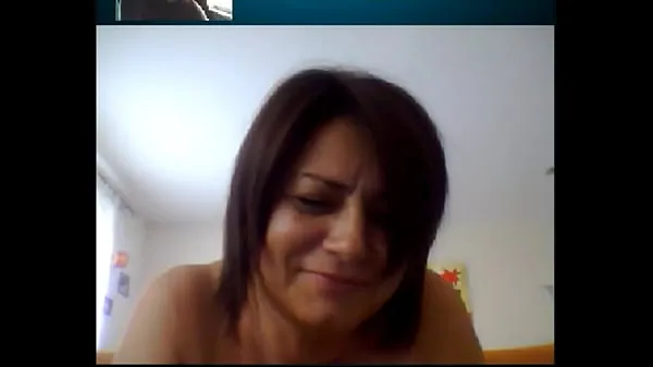 Varmt Italian Mature Woman on Skype 2 frisk rør