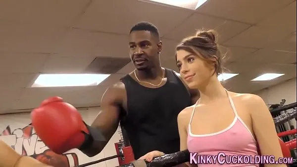 Hot Domina cuckolds in boxing gym for cum fresh Tube