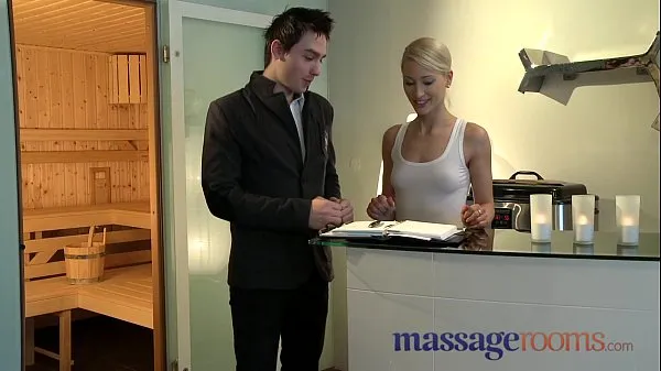 Massage Rooms Uma rims guy before squirting and pleasuring another أنبوب جديد ساخن