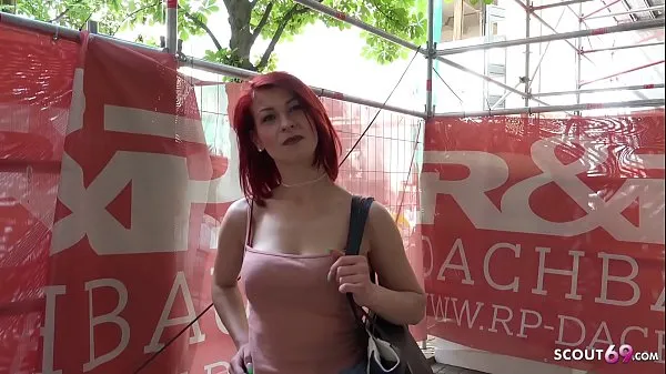 Ống nóng GERMAN SCOUT - Redhead Teen Jenny Fuck at Casting tươi