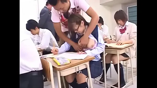 Hete Students in class being fucked in front of the teacher | Full HD verse buis