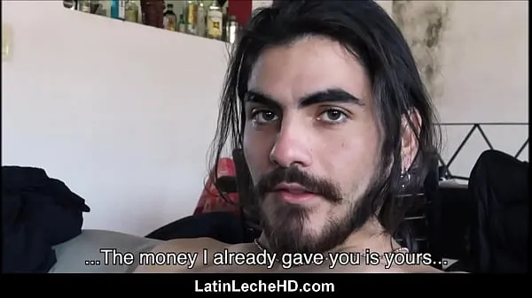 热的 Horny Straight Young Latino Boy Pays Male Roomie With Sex 新鲜的管