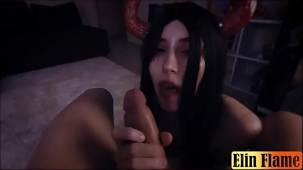 Varm My step sis possessed by a Demon Succubus fucked me till i creampie at Halloween night färsk tub
