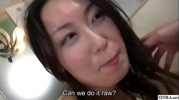 Vroča Uncensored Japanese amateur blowjob and raw sex Subtitles sveža cev