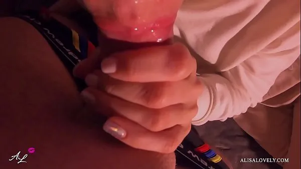 Sıcak Teen Blowjob Big Cock and Cumshot on Lips - Amateur POV taze Tüp
