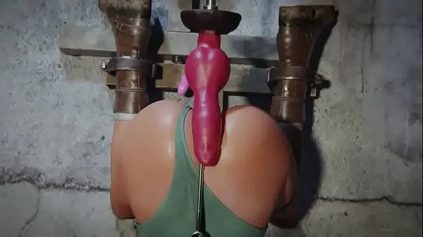 ร้อนแรง Lara Croft Fucked By Sex Machine [wildeerstudio หลอดสด