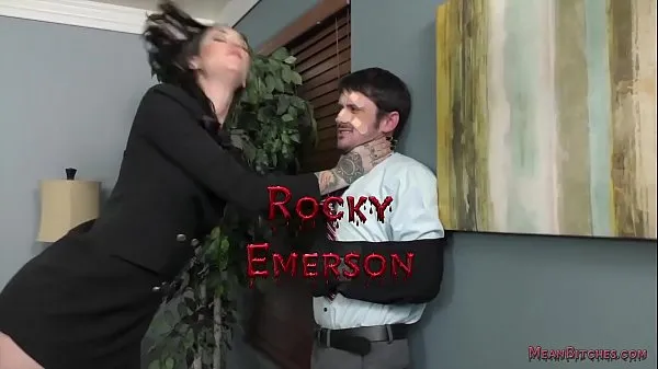 Forró Tall Beautiful Office Bully - Rocky Emerson - Femdom friss cső