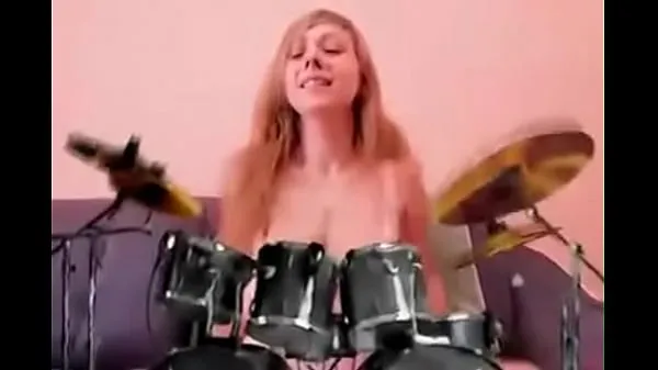Vroča Drums Porn, what's her name sveža cev