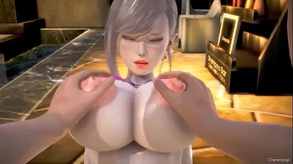 3D hentai 17 Dark Elf Tiub segar panas