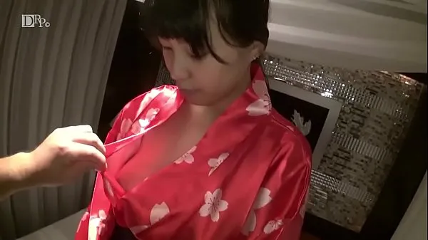 뜨거운 Red yukata dyed white with breast milk 1 신선한 튜브