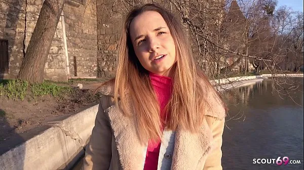 گرم GERMAN SCOUT - TINY GIRL MONA IN JEANS SEDUCE TO FUCK AT REAL STREET CASTING تازہ ٹیوب