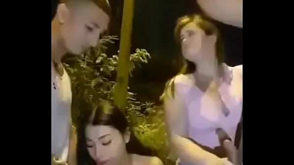 Hot Two friends sucking cocks in the street fresh Tube