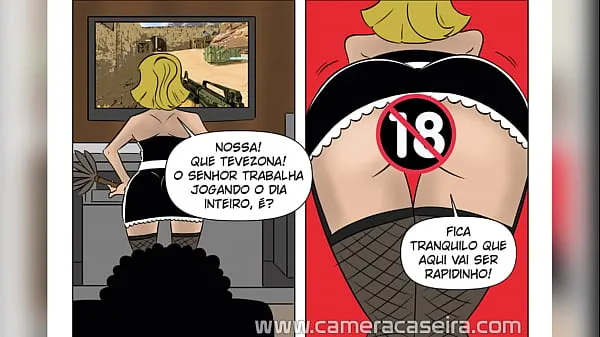 Ζεστό Comic Book Porn (Porn Comic) - A Cleaner's Beak - Sluts in the Favela - Home Camera φρέσκο ​​σωλήνα