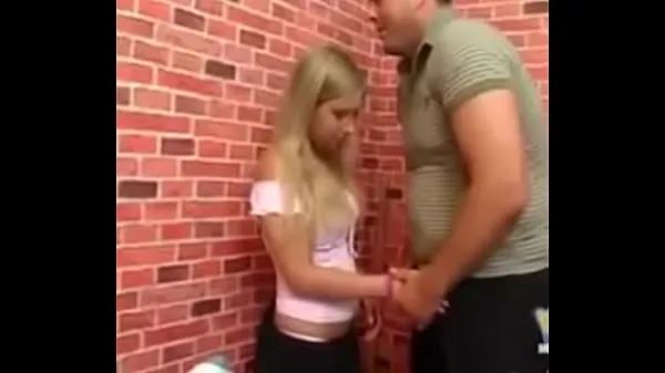 Varmt perverted stepdad punishes his stepdaughter frisk rør